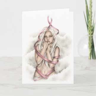 Strenght Breast Cancer Awareness Greeting Card