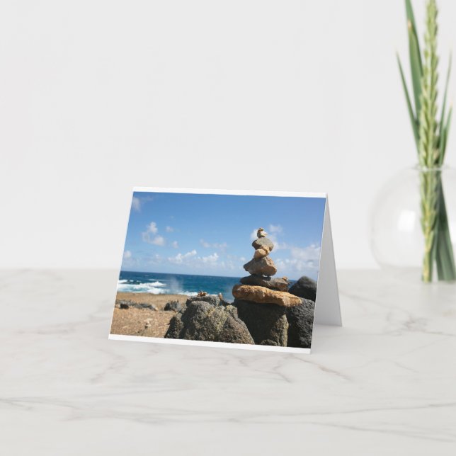 Strength and Balance - Blank Folded Card (Front)