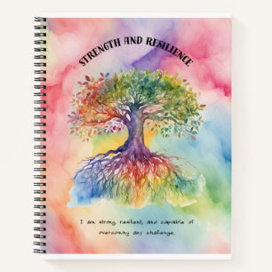 Strength and Resilience Positive Affirmation  Notebook