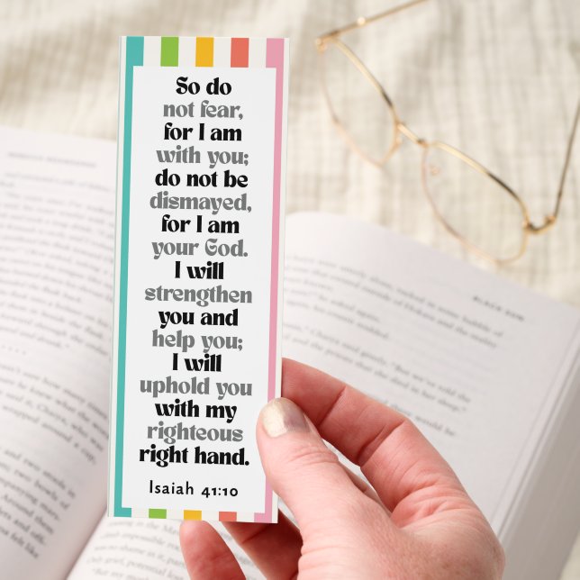 Strength Bible Verse Bookmarks (Hand)