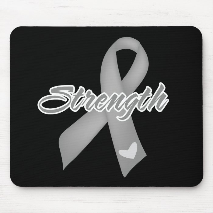 Strength   Brain Cancer Mouse Pad