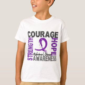 Strength Courage Hope Alzheimer's Disease T-Shirt