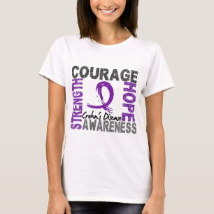 Strength Courage Hope Crohn's Disease T-Shirt