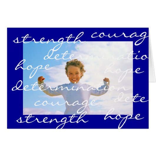 strength courage hope determination cards (Front Horizontal)
