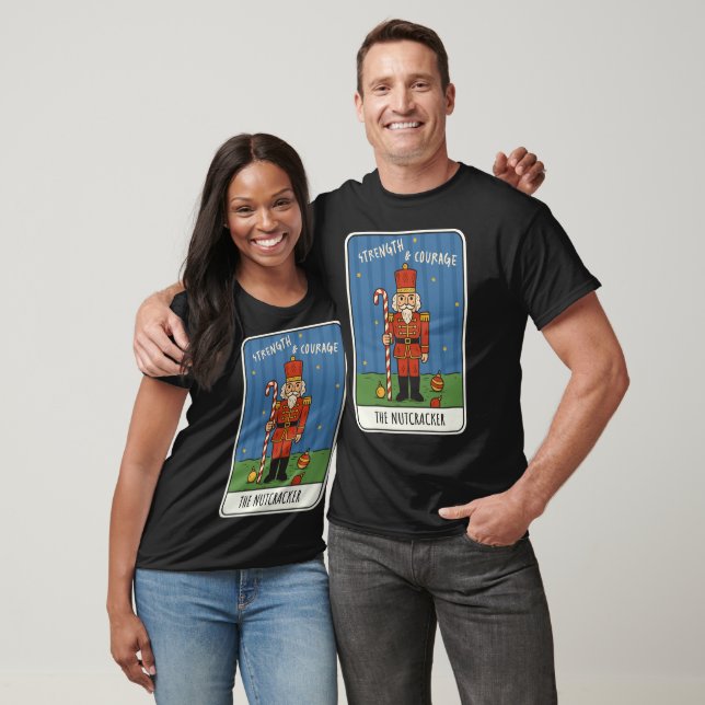 Strength & Courage Nutcracker Soldier Christmas  T-Shirt (Unisex)