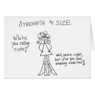 Strength Crazyhair Card - Color it Yourself