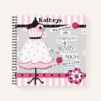 "Strength & Dignity" Custom Scripture Journal