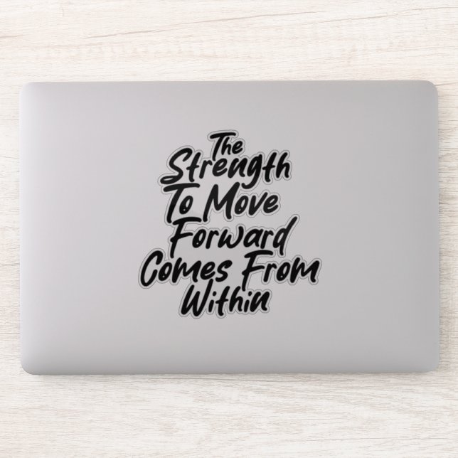 Strength From Within Mindset Sticker (Computer)