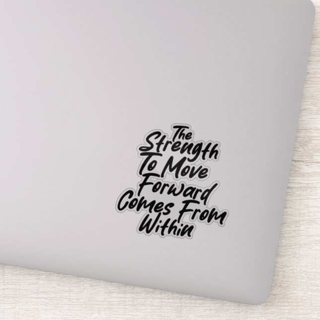 Strength From Within Mindset Sticker (Detail)