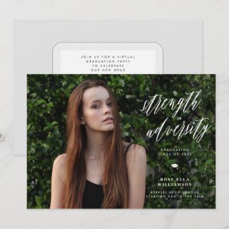 Strength in Adversity Graduation Invitation