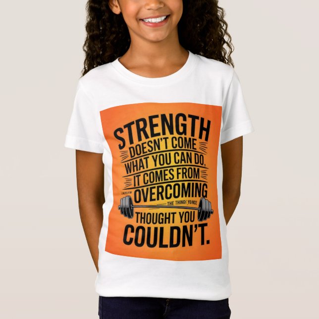 Strength in Belief T-Shirt (Front)