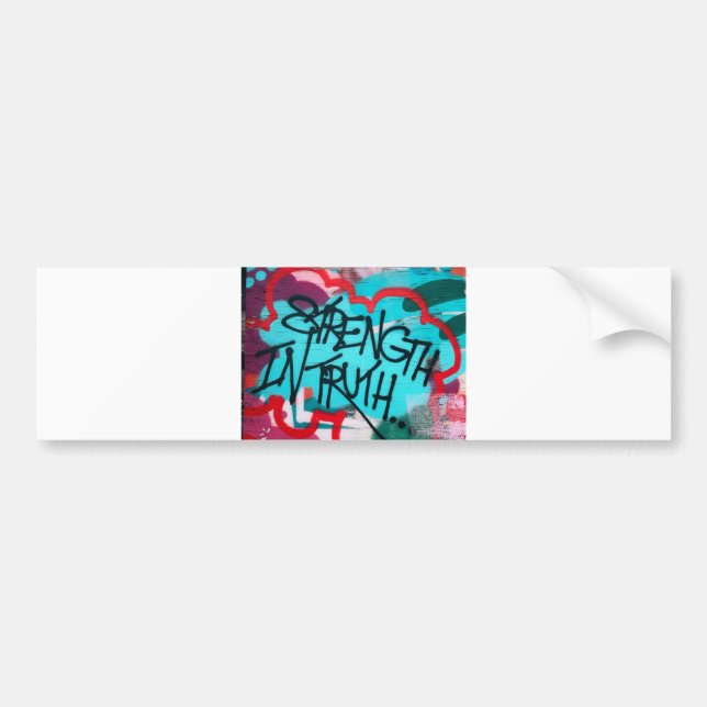 strength in truth bumper sticker (Front)