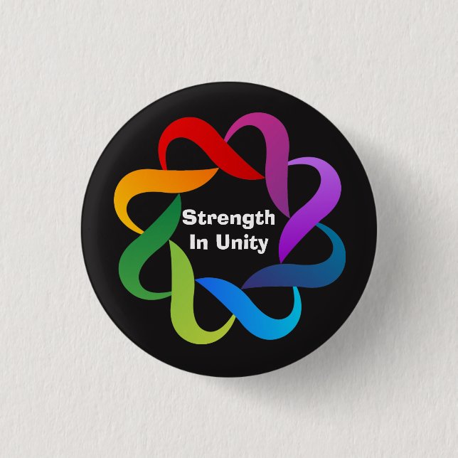 Strength in Unity Design Button (Front)