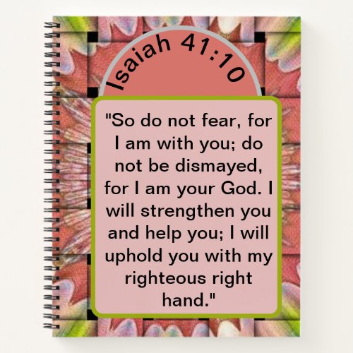 Strength in Weaves African Woven Art Isaiah 4110 Notebook