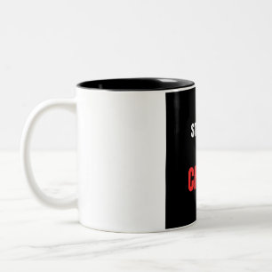 Strength Is A Choice Powerlifting Gym Motivation C Two-Tone Coffee Mug
