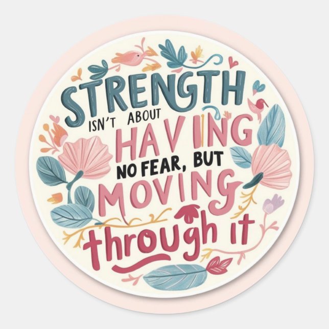 Strength Isn't Stickers (Front)
