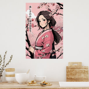 Strength Lies Within Beauty Poster