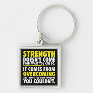 Strength - Motivational Keychain