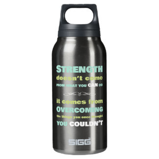 insulated motivational water bottle