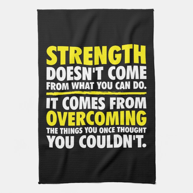 Strength - Motivational Towel (Vertical)