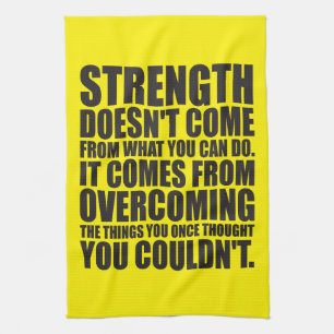 Strength - Motivational Words Towel