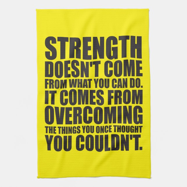 Strength - Motivational Words Towel (Vertical)