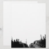 Strength/Mountain Scenery in B/W (Front/Back)