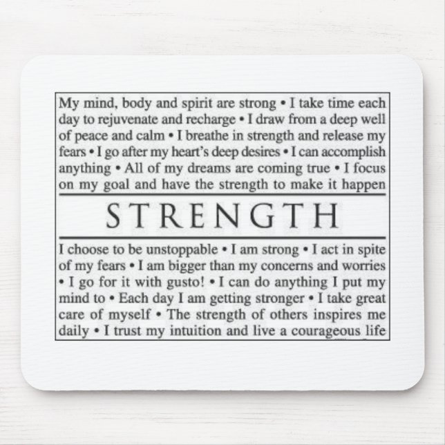 Strength Mouse Pad (Front)