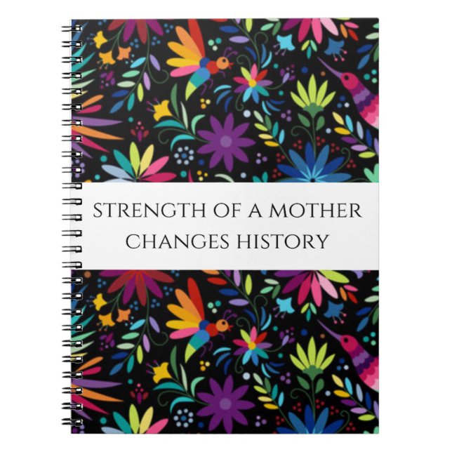 "Strength of a Mother" - Journal/Notebook Notebook (Front)