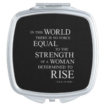 Strength Of Determined Woman Inspirational Quote B Vanity Mirror by ArtOfInspiration at Zazzle