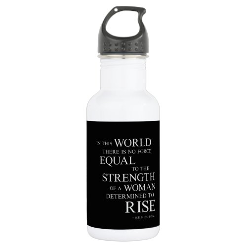 Strength Of Woman Inspirational Motivational Quote Stainless Steel Water Bottle