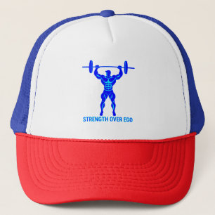 Strength Over Ego - Bodybuilding and Powerlifting Trucker Hat