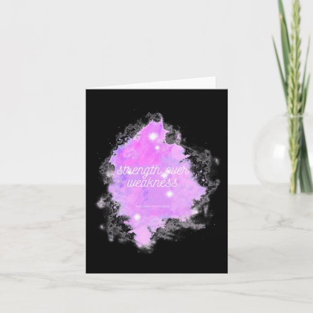 Strength Over Weakness Galaxy - Rsd Crps Awareness Card (Front)