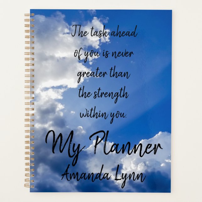 Strength Quote Planner (Front)