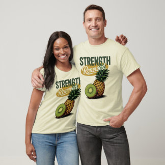 Strength Renewed Pineapple Kiwi Retro Shirt