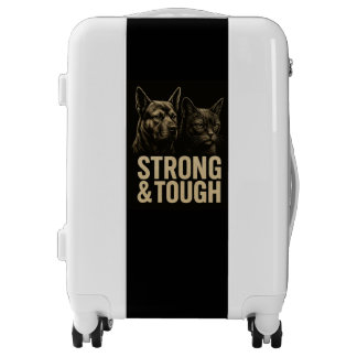 Strength & Resilience: Bold Pet Art Luggage