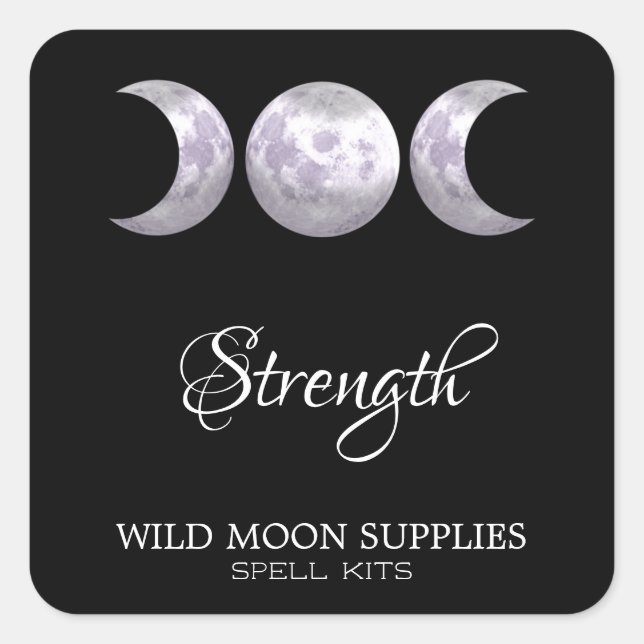 Strength Spell Kit Labels (Front)