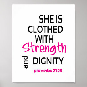 Strength (standard picture frame size) poster