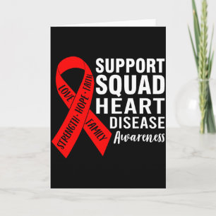 Strength Support Squad Heart Disease Awareness Red Card
