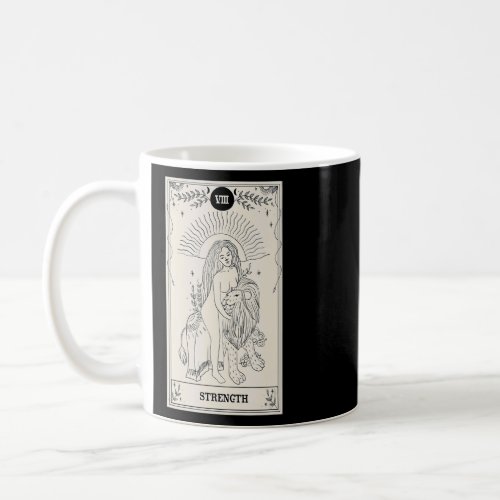 Strength Tarot Card Occult Beliefs Divination Magi Coffee Mug