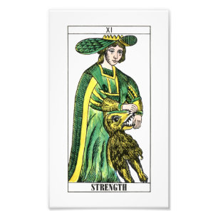 Strength Tarot Card Photo Print