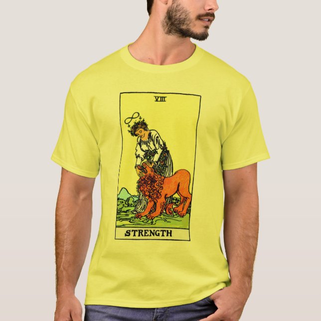Strength Tarot Card T-Shirt (Front)