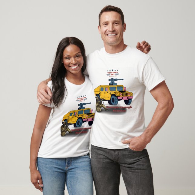 Strength through sacrifice white T-Shirt (Unisex)