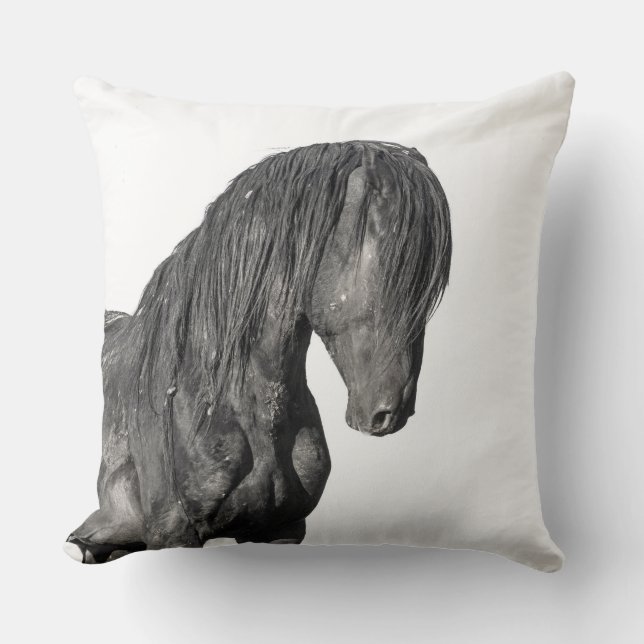 "Strength" Throw Pillow (Front)