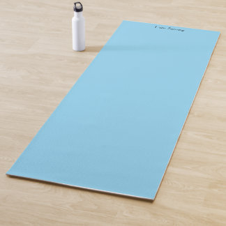 Strength Training Sky Blue Yoga Mat