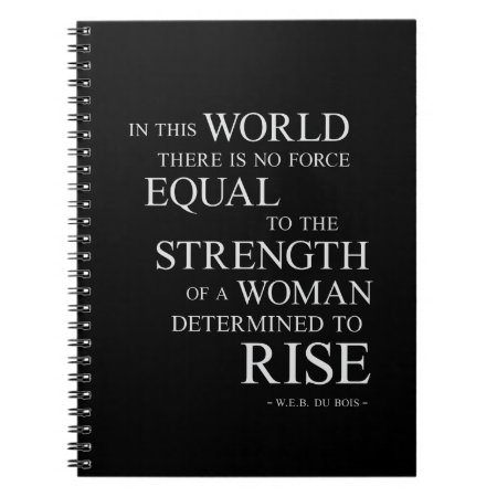 Strength Woman - Inspirational Quote Notebook Gift