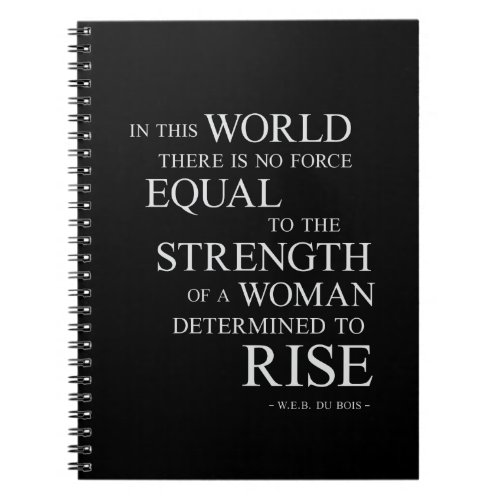 Strength Woman _ Inspirational Quote Notebook Gift