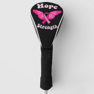 Strength Women Cancer Awareness Breast Cancer Golf Head Cover