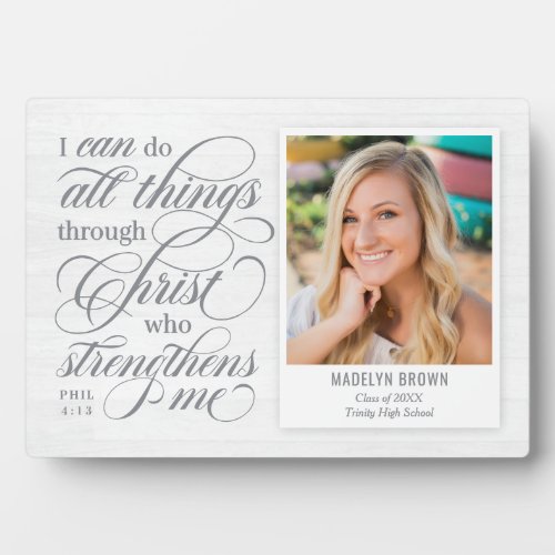 Strengthened Graduation Keepsake Desktop Plaque