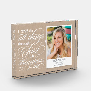 Strengthened Graduation Keepsake Photo Block